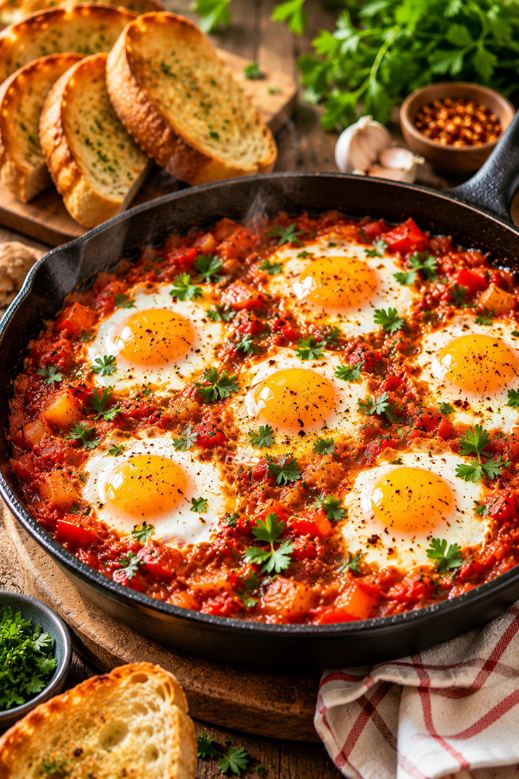Make this Easy Shakshuka Recipe with eggs and rich tomato sauce. A simple one-pan breakfast packed with flavor and ready in under 40 minutes. Make this Easy Shakshuka Recipe with eggs and rich tomato sauce. A simple one-pan breakfast packed with flavor and ready in under 40 minutes.