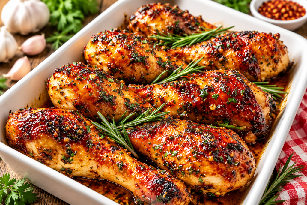 Garlic Herb Chicken Drumsticks